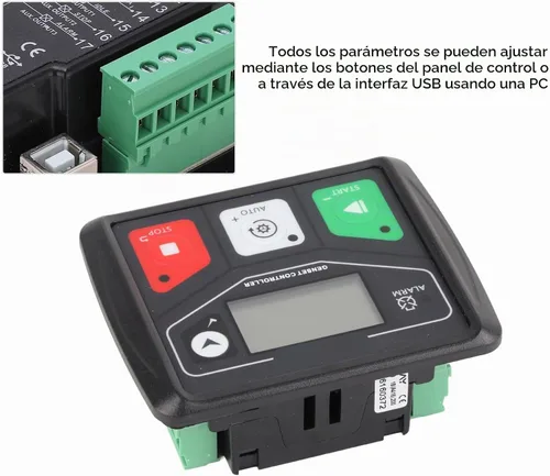 Vista 5 de Controlador electrónico del generador DC30D Panel de control Panel de control automático del grupo electrógeno para el generador para el motor