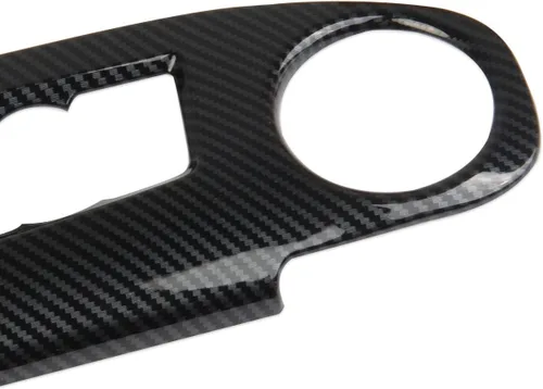 Vista 2 de Panel de aire acondicionado de consola central de fibra de carbono para Nissan Frontier 2022-2024