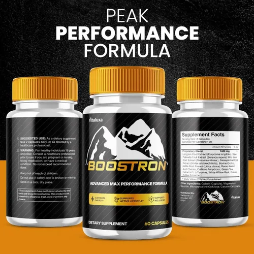 Vista 9 de Suplemento Boostron para hombres, cápsulas Boostrom - Bostrom Pills mezcla de rendimiento de máxima resistencia premium todos los ingredientes
