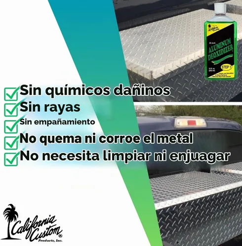 Vista 5 de California Custom desoxidante de aluminio 12 oz