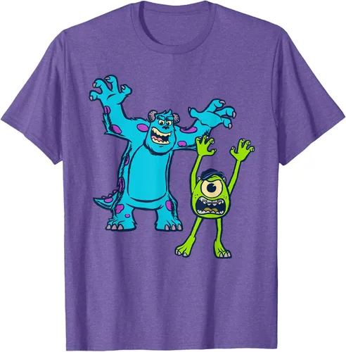 Vista 9 de Camiseta de la Universidad Sulley y Mike de los Monsters de Disney Pixar