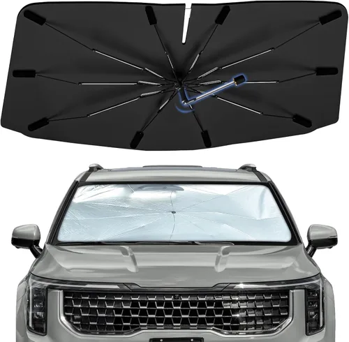 Vista 107 de Sombrilla Parasol para Parabrisas para Mazda 3 2014-2026, Parasol Plegable para Coche para Ventana Delantera, Visera Protectora Solar Altamente