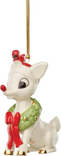 Vista 16 de Lenox 894426 2023 Adorno de Mickey y muñeco de nieve