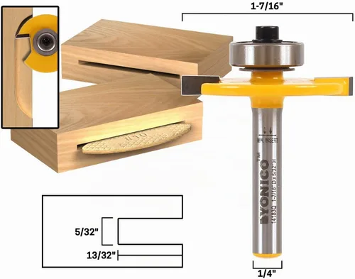 Vista 2 de YONICO Ranura para juntas de cortador de galletas Ranura # 10 1/4-Inch Shank 14183q