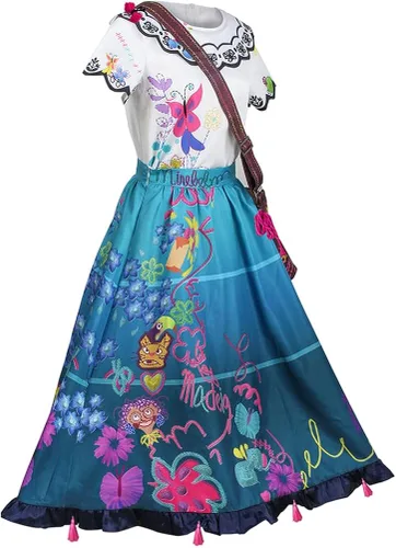 Vista 3 de Disfraz unisex de Bruno para cosplay, vestido de Mirabel para adultos, vestido de Isabela Madrigal, vestido de princesa para mujeres y niñas