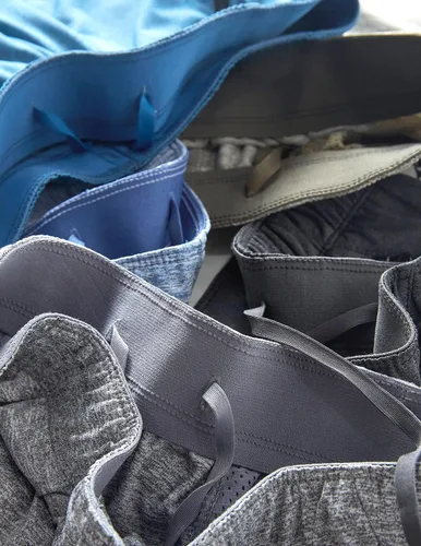 Vista 3 de Liberty Imports 1 o 5 paquetes de pantalones cortos de gimnasio para mujer con bolsillos con cremallera, ropa casual de salón para mujer activa