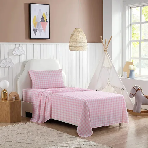 Vista 2 de Eddie Bauer Kids - Sábanas de tamaño individual, ropa de cama resistente a manchas para niños pequeños con fundas de almohada a juego, súper suave