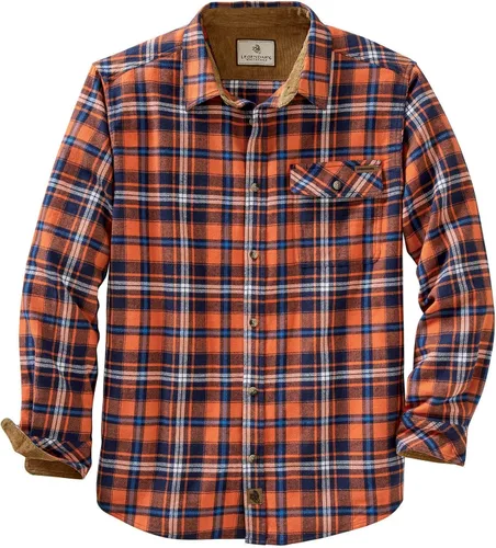 Vista 39 de Legendary Whitetails Camisa de franela de manga larga con botones para hombre, 100% algodón