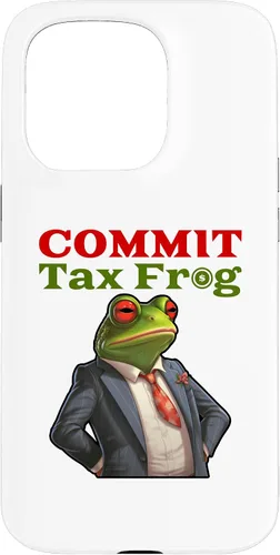 Vista 14 de Funda para iPhone 16 Commit Tax Frog Funny Fraud Meme Case