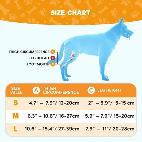 Vista 7 de BENCMATE Rodillera ajustable para perro, diseño universal para las cuatro extremidades, soporte de pierna trasera de ACL de perro, soporte CCL
