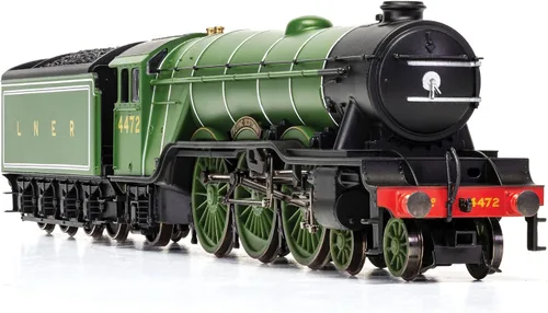 Vista 7 de Juego de Tren Eléctrico Hornby - R1255M The Flying Scotsman A1Class - Juegos de Tren Iniciales Calibre OO, Trenes Vintage para Adultos, Pequeño