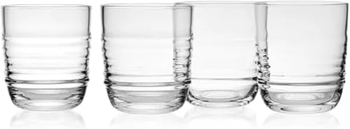 Vista 8 de Mikasa Ciara Amber - Juego de 4 vasos de vino sin tallo, 18 onzas