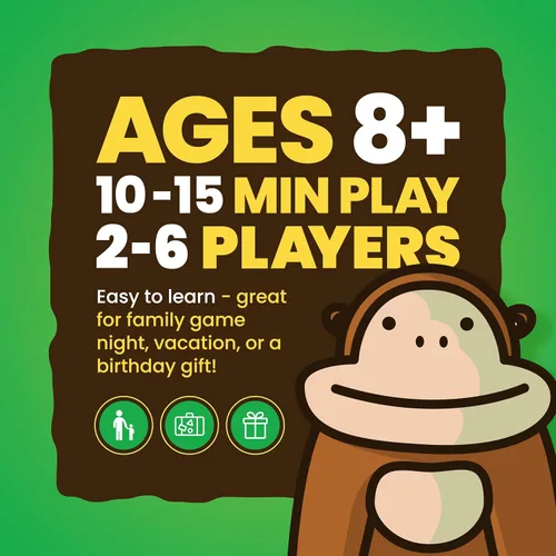 Vista 2 de Juego de Mesa 800 Pound Gorilla de Taco Cat Goat Cheese Pizza - Divertido Juego de Cartas Familiar para Niños y Adultos – Ideal para Noche