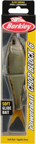Vista 4 de Berkley PowerBait Chop Block Cebo de pesca suave Golden Shiner