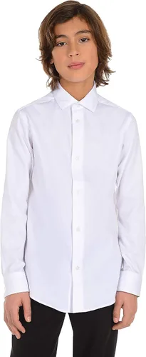 Vista 2 de Calvin Klein Camisa de satén de manga larga para niño