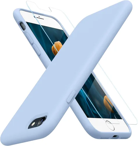 Vista 288 de Miracase Funda ultradelgada diseñada para iPhone SE 2022 (3ª generación)/iPhone SE 2020 (2ª generación)/iPhone 7/iPhone 8 con protector de pantalla