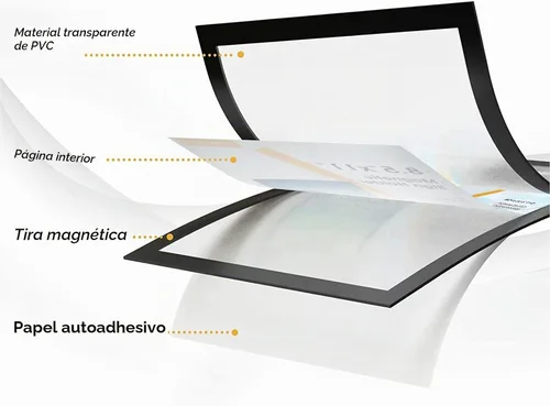 Vista 5 de MaxGear - Soporte magnético para letreros de 8.5 x 11 pulgadas, 3