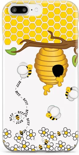Vista 12 de Inspired Cases - Funda con textura 3D para iPhone Xs Max - Funda protectora de goma para iPhone Xs Max de Apple - Honey Bee
