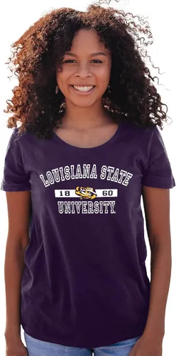 Vista 9 de Blue 84 NCAA - Camiseta con licencia oficial de la NCAA para mujer, color del equipo atlético