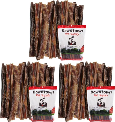 Vista 9 de Downtown Pet Supply Palitos masticables de 6 pulgadas hechos en Estados Unidos para perros, 0.5 libras, masticables para perros sin ocultar de larga