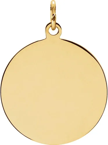 Vista 3 de Jewels By Lux Medalla de San Padre Pio de oro amarillo de 14 quilates de 0.709in