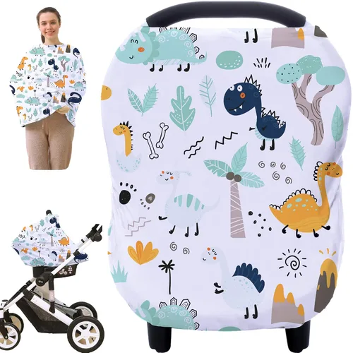 Vista 20 de Fundas de toldo para asiento de automóvil para lactancia - Fundas de asiento de automóvil para bebés, funda de lactancia multiusos, regalos