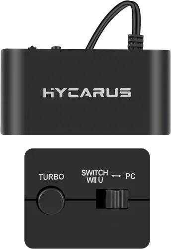Vista 3 de Switch GameCube - Adaptador de controlador para Nintendo Switch GameCube con botones turbo y de inicio, adaptador de interruptor GameCube