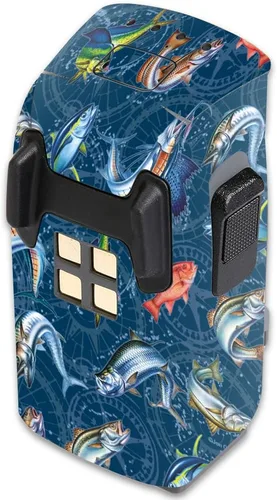 Vista 5 de MightySkins Skin compatible con la batería DJI Spark Mini Drone – Action Fish Puzzle Funda protectora de vinilo duradera y única Fácil