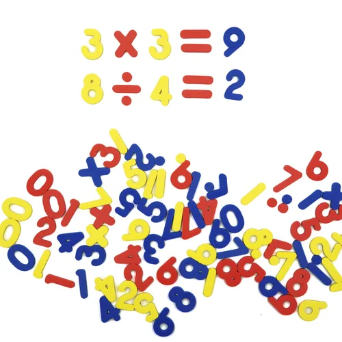Vista 3 de SpriteGru Números magnéticos de 102 piezas para la educación básica de matemáticas