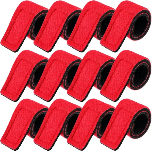 Vista 9 de Sumind 12 correas de caña de pescar, correas elásticas para cañas de pescar, correas elásticas para aparejos, soportes para cables aptos para cañas