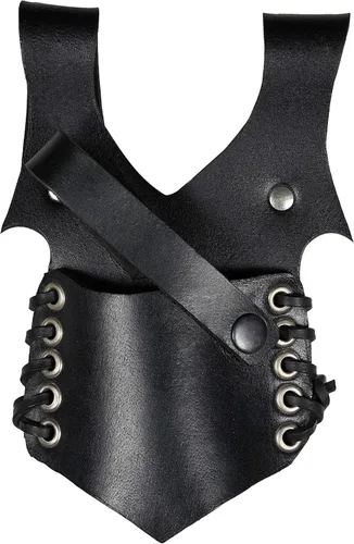 Vista 23 de Cinturón medieval con vaina para espada aventurero con soporte de cuero para espada universal, espada larga, cutlass