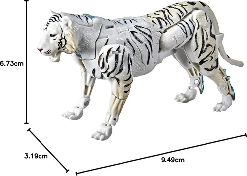 Vista 5 de Transformers Toys Generations War for Cybertron: Kingdom Voyager WFC-K35 Tigatron - Figura de acción para niños de 8 años en adelante, 7 pulgadas