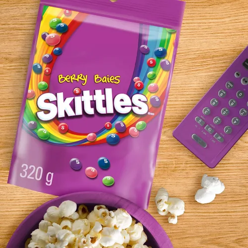 Vista 4 de Skittles Berry, Mega-Pack, 320gm/11.28oz, Púrpura