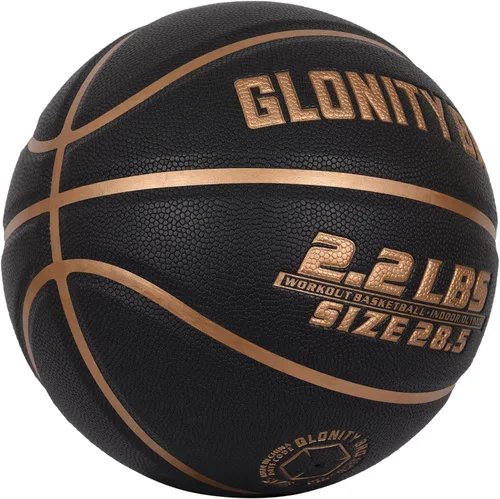 Vista 2 de Baloncesto con peso, color gris, 28.5 pulgadas/29.5 pulgadas, 2.2 libras/3 libras, antideslizante, para exteriores e interiores, para driblar
