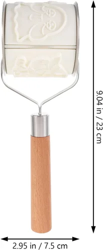 Vista 5 de EXCEART Moldes para galletas de bricolaje, 8 patrones de animales para festivales, cortadores de galletas rodantes resistentes