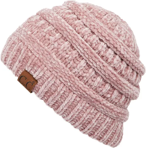 Vista 124 de C.C Trendy Warm Chunky Soft Stretch Cable Knit Beanie