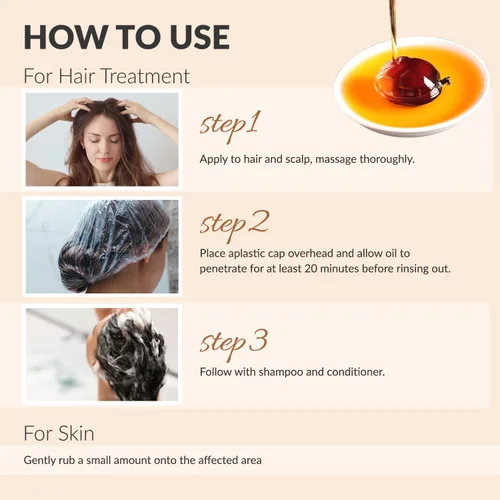 Vista 5 de Suero de crecimiento del cabello con aceite de batana 100% puro: suero natural para cabello más grueso y fuerte, aceite eficaz para el crecimiento