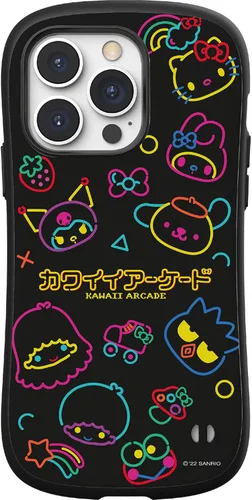 Vista 3 de iFace Correa de cuentas Kuromi & Baku + funda de primera clase para iPhone 14 Pro, Plástico