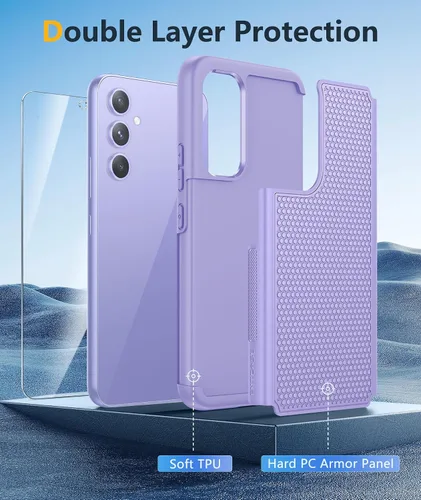 Vista 69 de FNTCASE Funda para iPhone 17 Pro: Fundas delgadas translúcidas de color azul claro compatibles con MagSafe, protección completa de la cámara