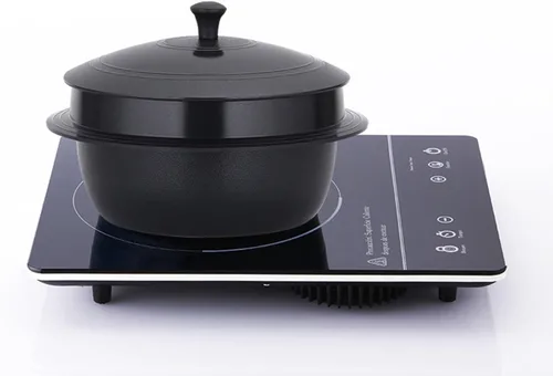 Vista 2 de Hansang IH Caldero de cerámica de inducción coreano tradicional olla para cocinar todas las fuentes de calor (18CM 2L)