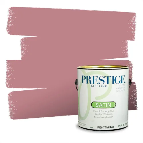 Vista 562 de Prestige Paints Pintura exterior e imprimación en uno, 1 galón, plano, coincidencia comparable de Valspar* Amber Rose*