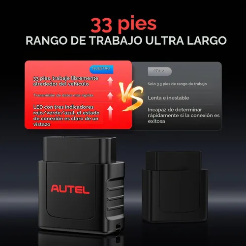 Vista 5 de Autel Interfaz de diagnóstico de MaxiSys MaxiVCI VCI Mini Bluetooth OBD2