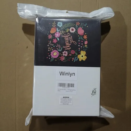 Vista 7 de 150 juegos de tarjetas de agradecimiento en blanco a granel con sobres, calcomanías, surtido de 6 diseños de caligrafía de acuarela floral, tarjetas