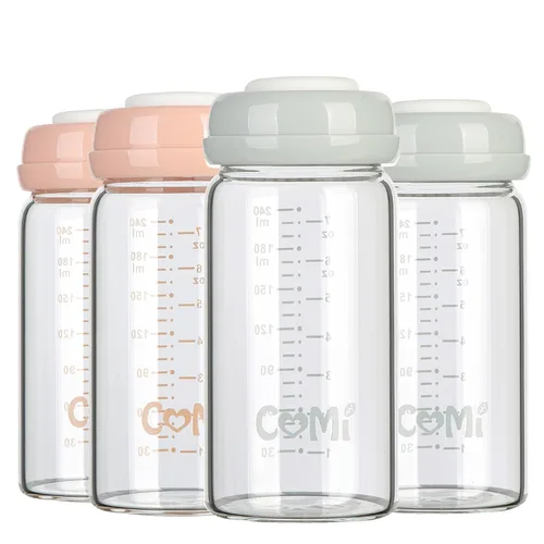 Vista 23 de COMI - Botellas de vidrio para almacenamiento de leche materna