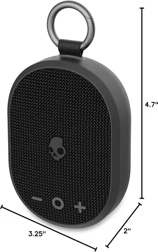 Vista 9 de Skullcandy Kilo - Altavoz Bluetooth inalámbrico, IPX7, impermeable, mini altavoz Bluetooth con batería de 24 horas, radiador pasivo de disparo hacia