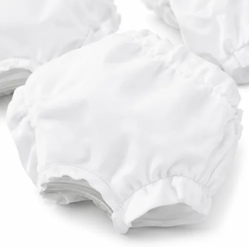 Vista 7 de 12 pañales para muñecas de bebé, ropa interior blanca para muñecas de 5 a 7 pulgadas, pañales reutilizables para muñecas recién nacidas, accesorios