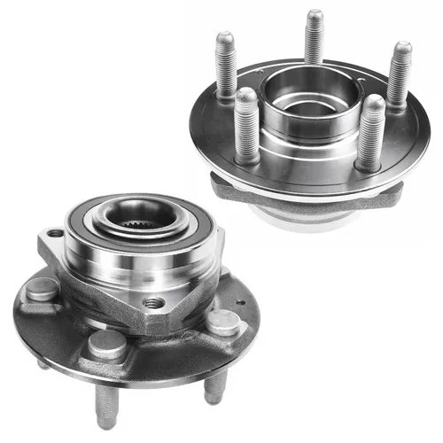 Vista 83 de Detroit Axle - 2.2L Bujes de rodamiento de rueda delanteros de 2 piezas para Honda Accord 90-97, 97 Acura CL, 2 rodamientos de ruedas y conjunto