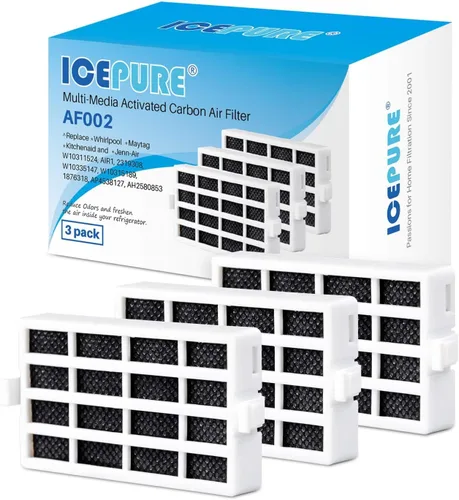 Vista 10 de ICEPURE W10311524 Reemplazo de filtro de aire de refrigerador mejorado para Whirlpool AIR1, W10311524, 2319308, W10335147, 1876318, filtro de aire