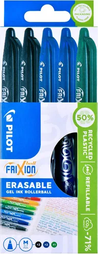Vista 8 de Pilot Frixion - Bolígrafo de punta redonda borrable (0.028 in), color negro