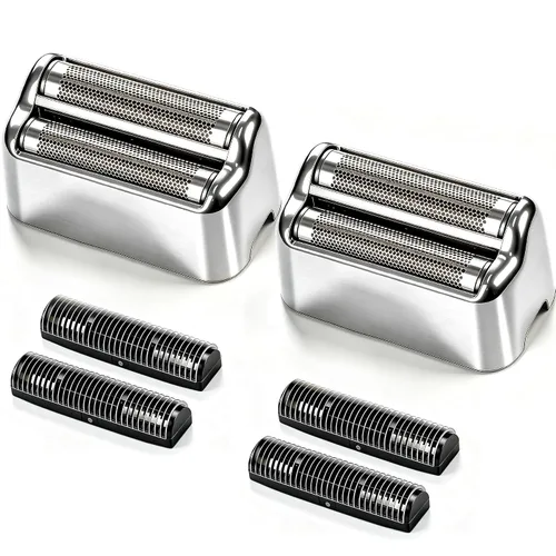 Vista 12 de Hoja de repuesto para afeitadora y cortadoras compatibles con BaBylissPRO Barberology Double FXFS2G (dorado)